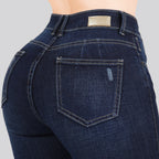 Jeans Skinny Tiro Alto 25444