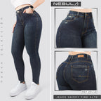 Jeans Skinny Tiro Alto 25446