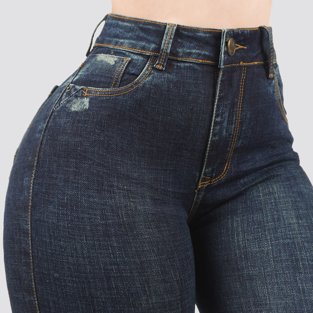 Jeans Skinny Tiro Alto 25446
