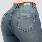 Jeans Skinny Tiro Alto 25448