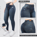 Jeans Skinny Tiro Alto 25451