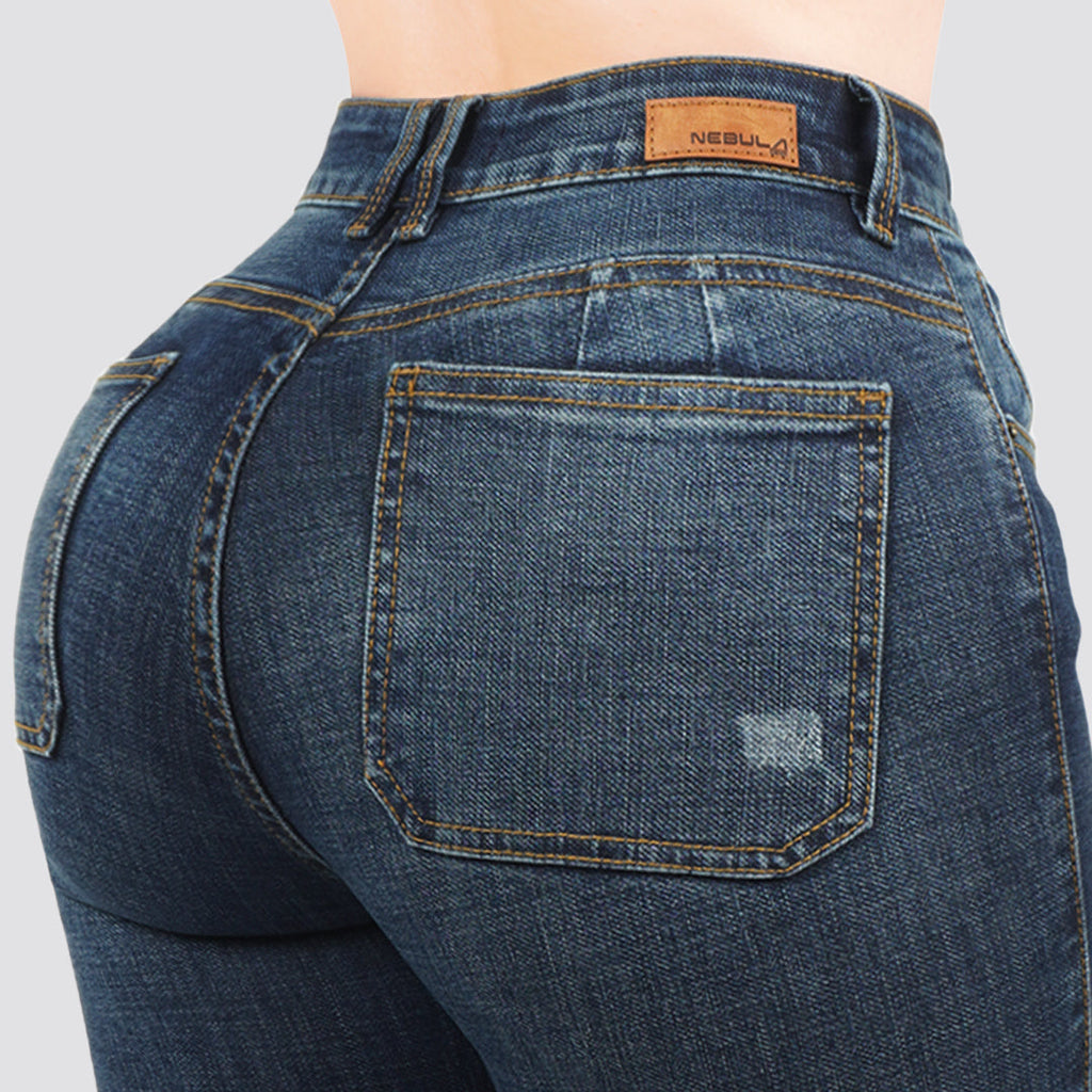 Jeans Skinny Tiro Alto 25451