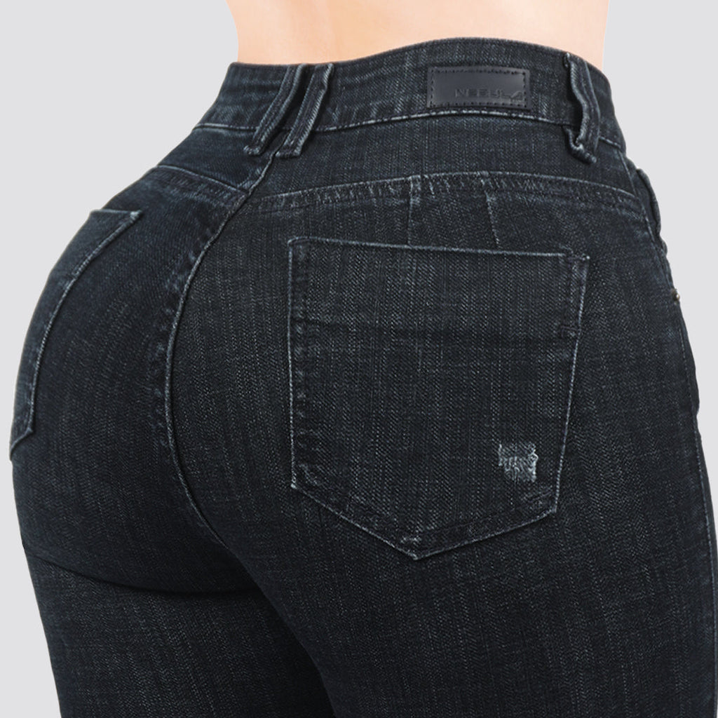 Jeans Skinny Tiro Alto 25453