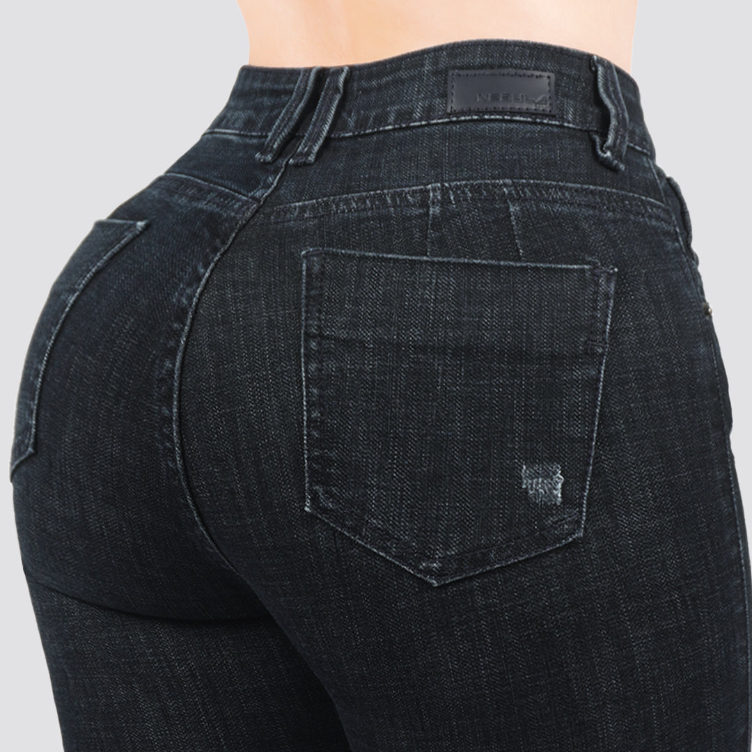 Jeans Skinny Tiro Alto 25453