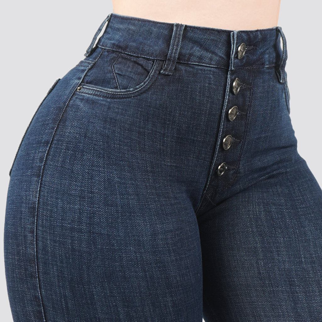 Jeans Skinny Tiro Alto 25454