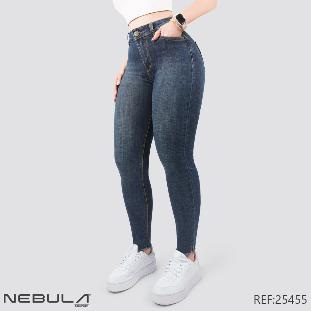Jeans Skinny Tiro Alto 25455