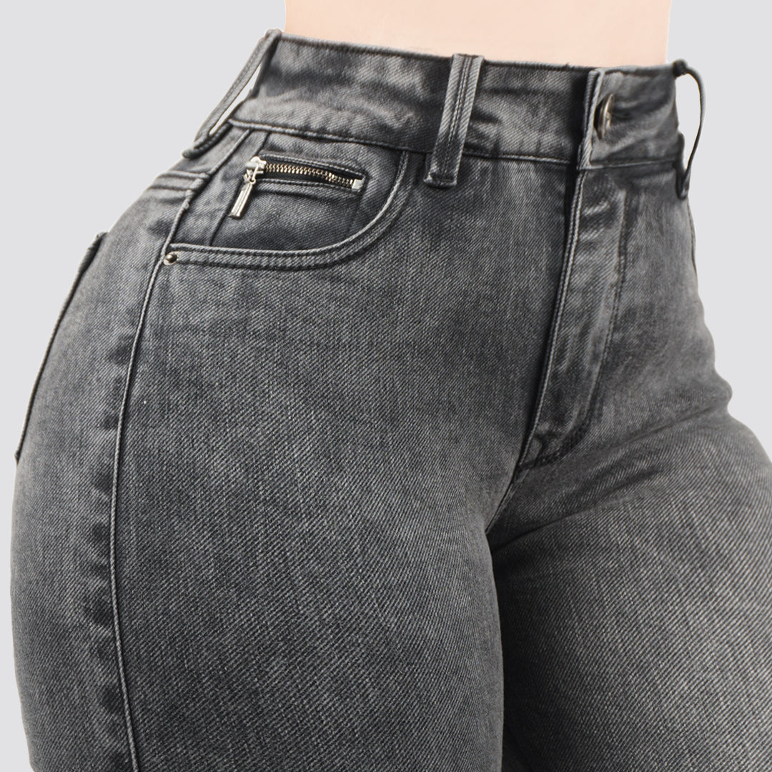 Jeans Skinny Tiro Alto 25458