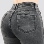 Jeans Skinny Tiro Alto 25458
