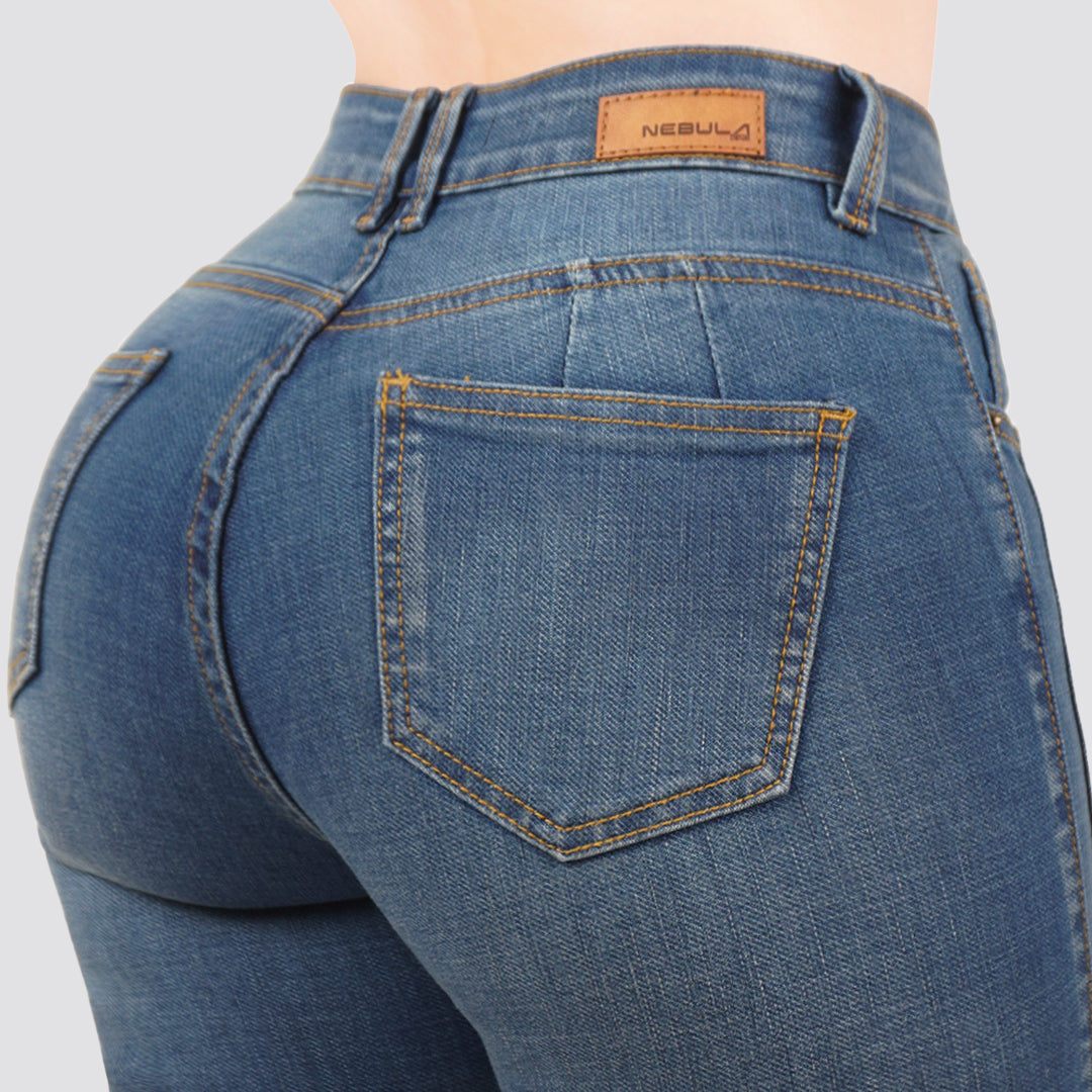 Jeans Skinny Tiro Alto 25460