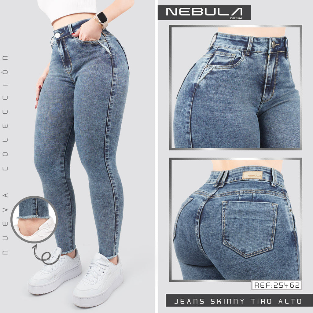 Jeans Skinny Tiro Alto 25462