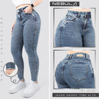 Jeans Skinny Tiro Alto 25462
