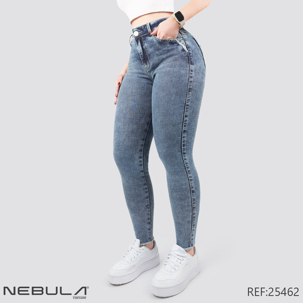 Jeans Skinny Tiro Alto 25462