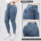 Jeans Skinny Tiro Alto 25463