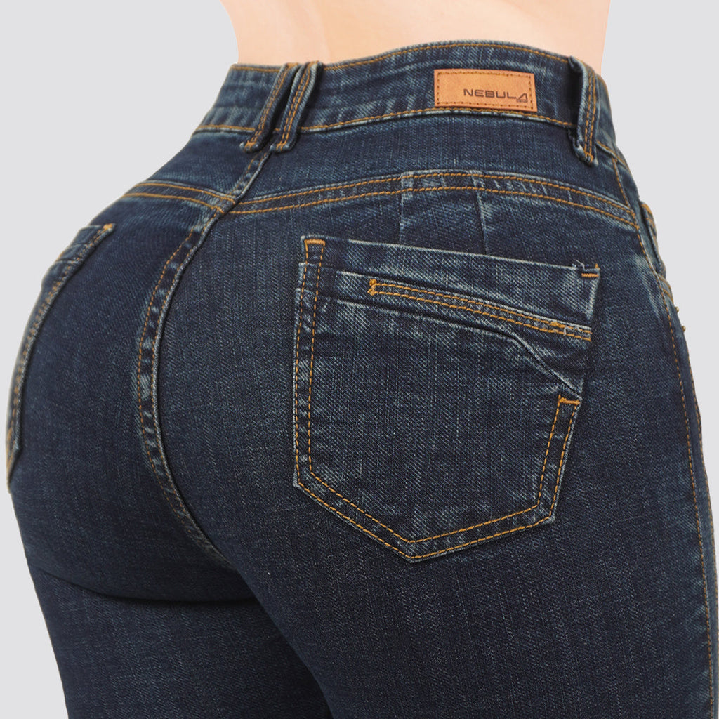 Jeans Skinny Tiro Alto 25468