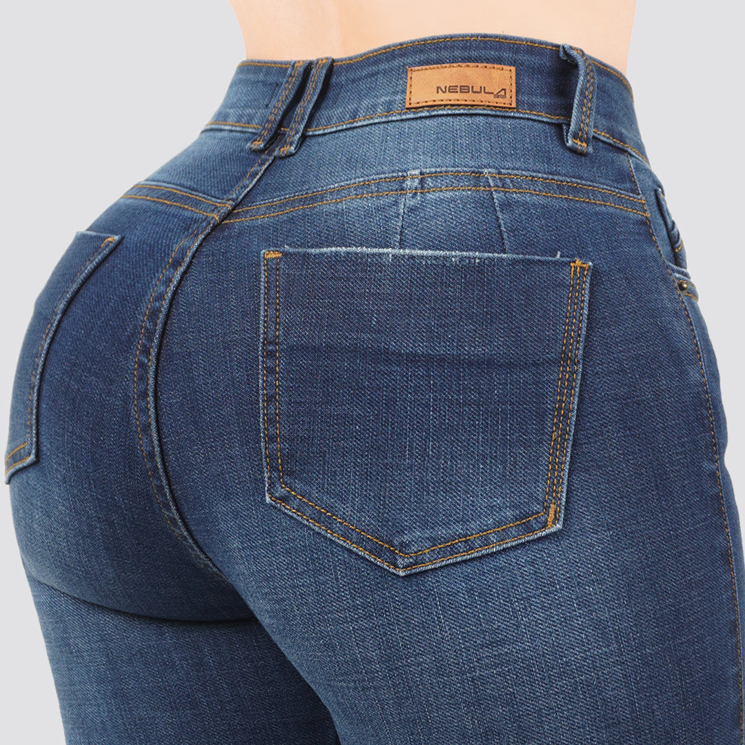 Jeans Skinny Tiro Alto 25469