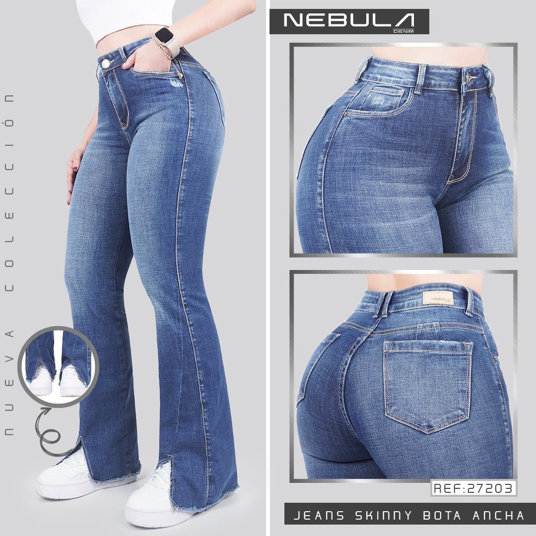 Jeans Skinny Bota Ancha 27203
