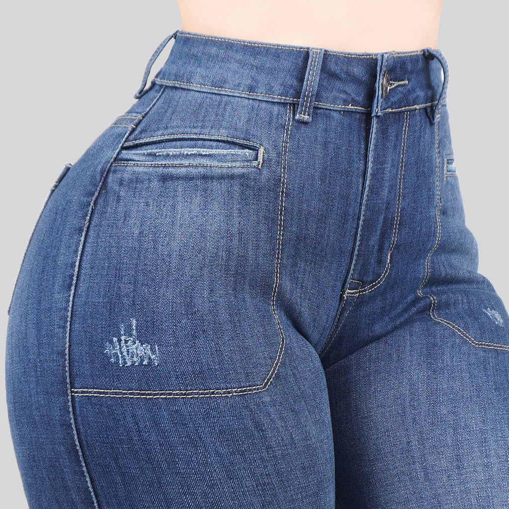 Jeans Skinny Bota Ancha 27217