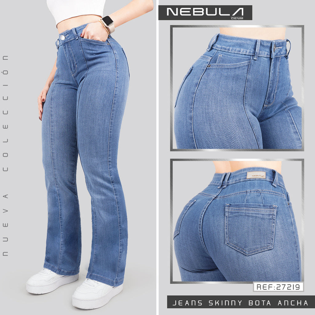 Jeans Skinny Bota Ancha 27219