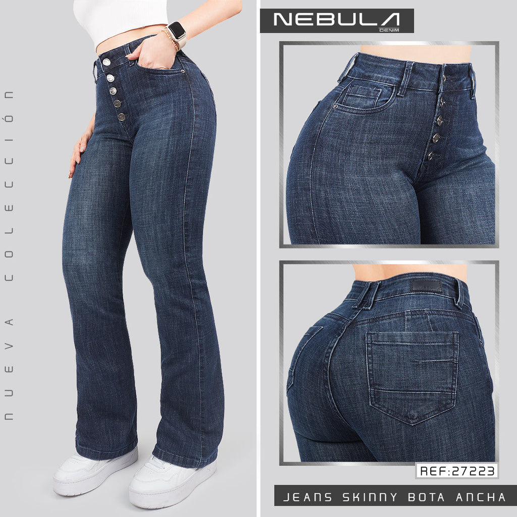 Jeans Skinny Bota Ancha 27223
