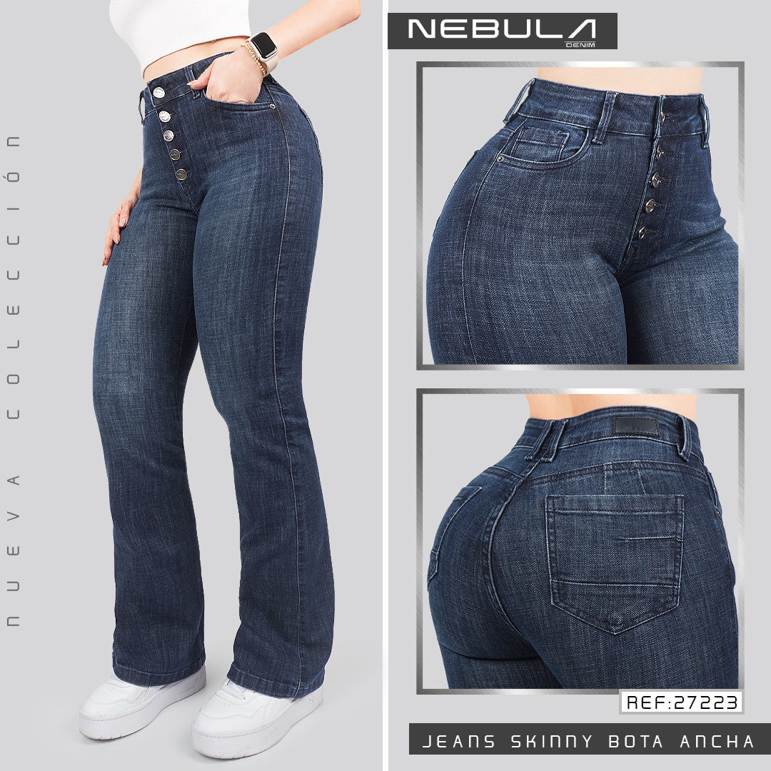 Jeans Skinny Bota Ancha 27223
