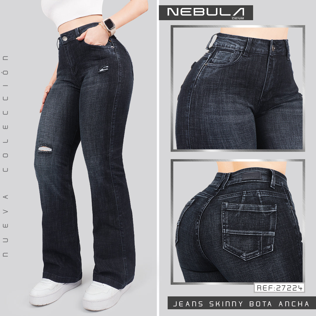 Jeans Skinny Bota Ancha 27224