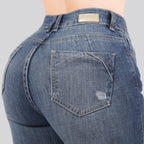 Jeans Skinny Bota Ancha 27228