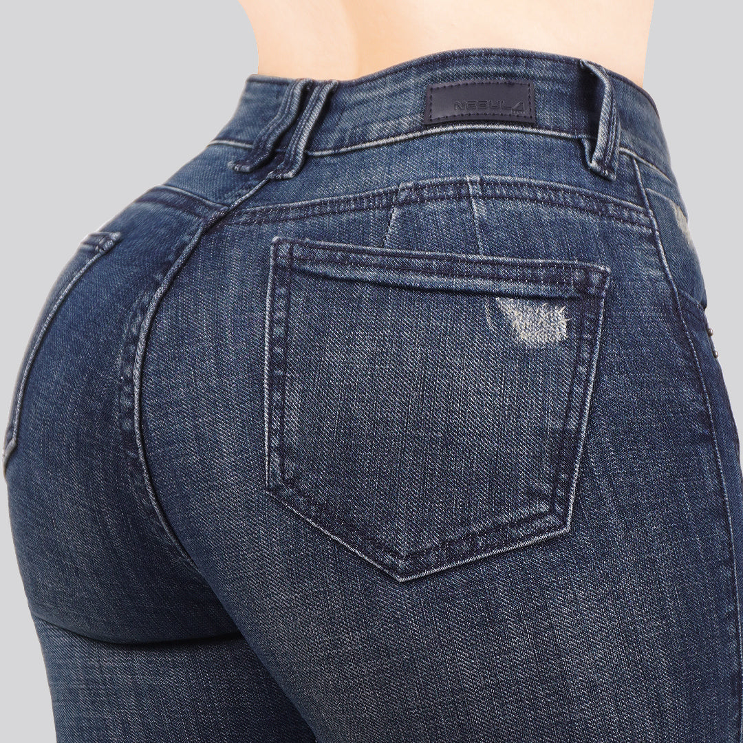 Jeans Skinny Bota Ancha 27229