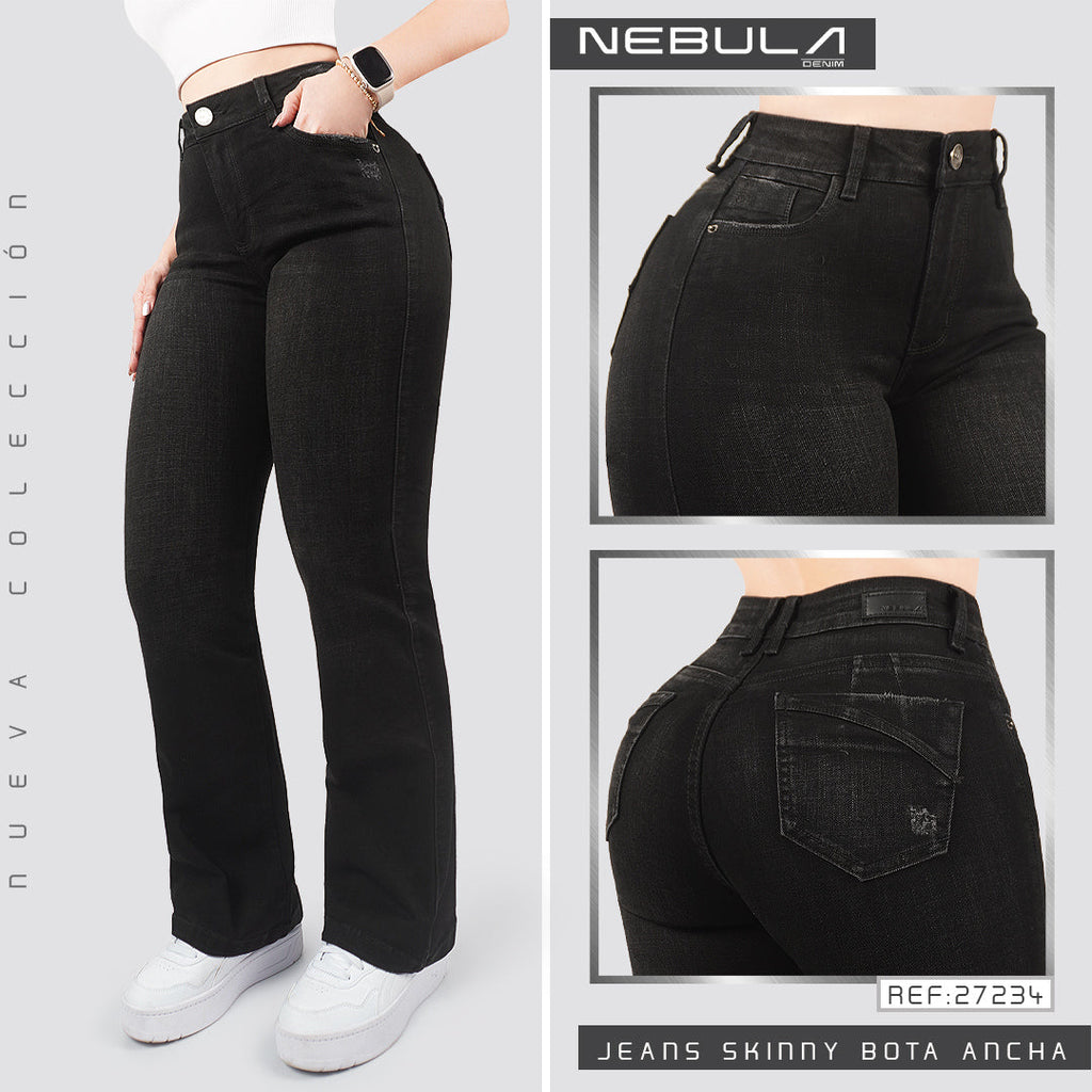 Jeans Skinny Bota Ancha 27234