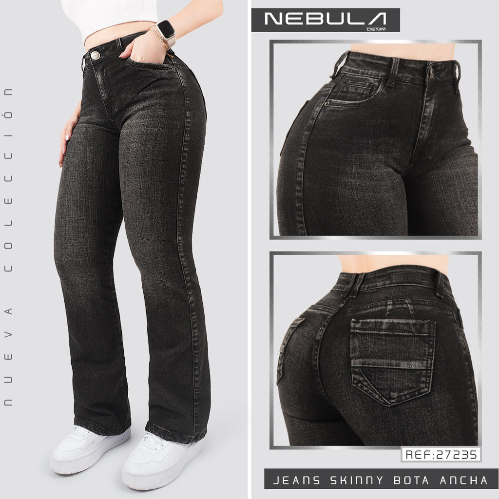 Jeans Skinny Bota Ancha 27235