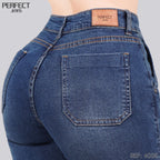 Jeans Mom Fit Tiro Alto 4006