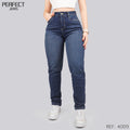 Jeans Mom Fit Tiro Alto 4009