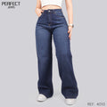 Jeans Wide Leg Rígido Tiro Alto 4010