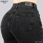 Jeans Wide Leg Rígido Tiro Alto 4013