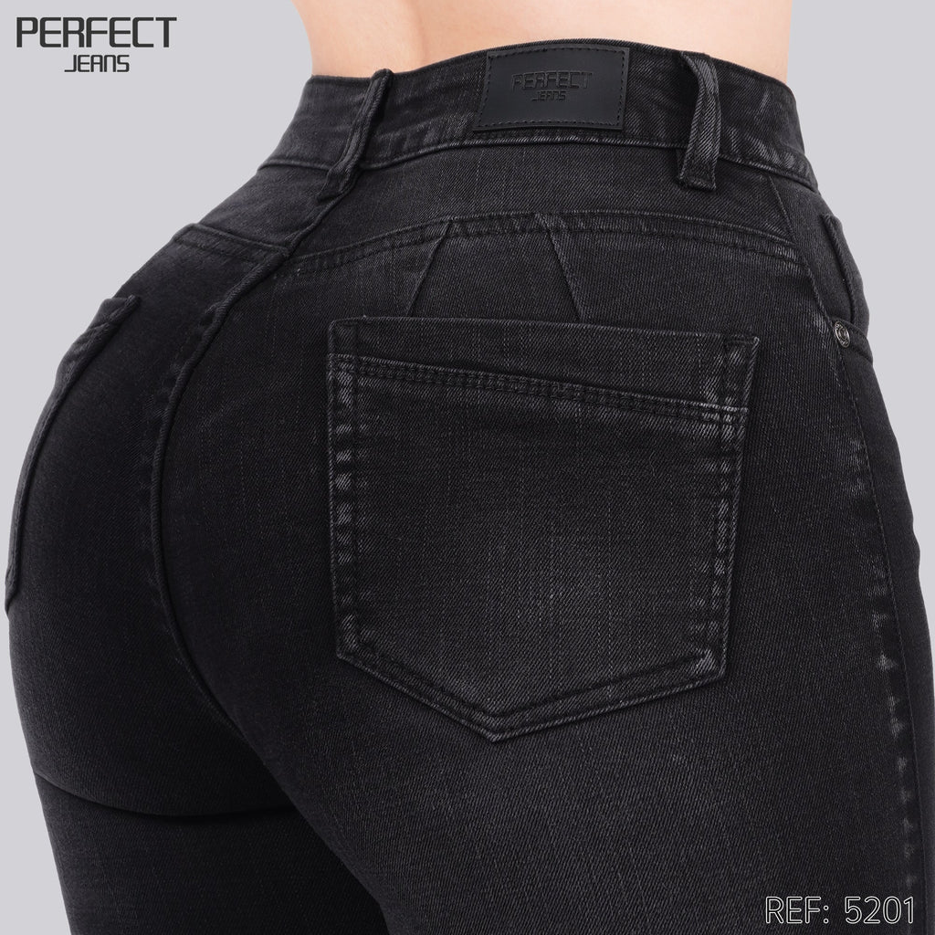 Jeans Skinny Tiro Alto 5201