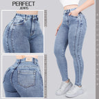 Jeans Skinny Tiro Alto 5202