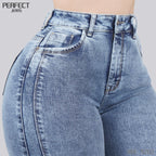 Jeans Skinny Tiro Alto 5202