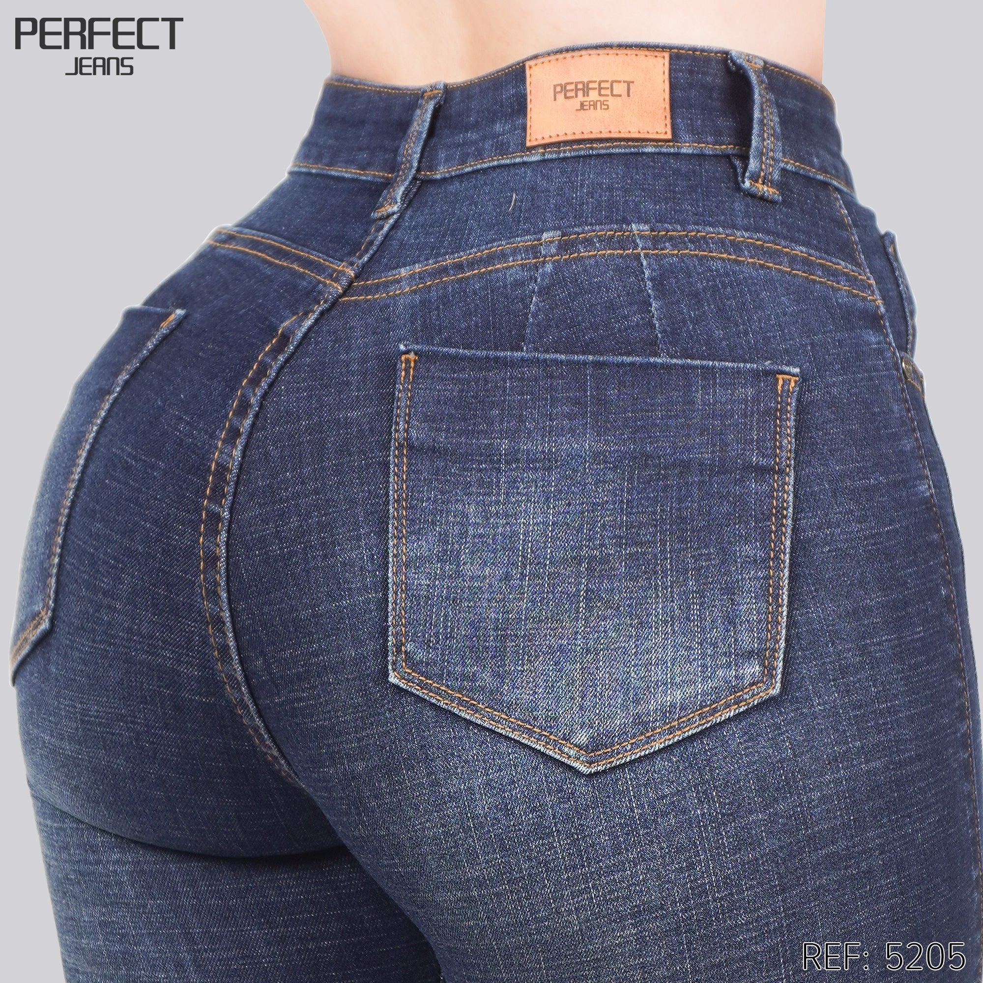Jeans Skinny Tiro Alto 5205