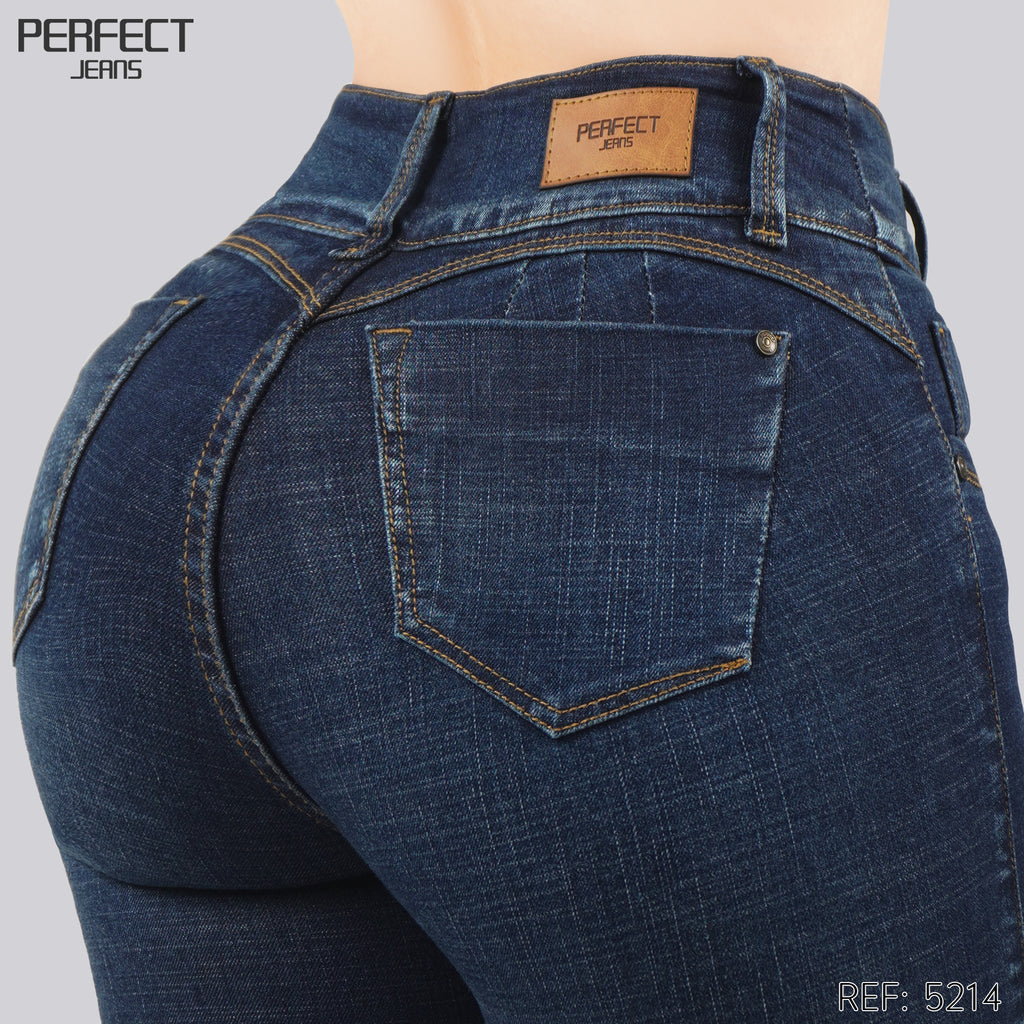 Jeans Skinny Tiro Alto 5214