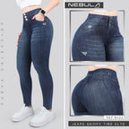 Jeans Skinny 3 botones Tiro Alto 6402