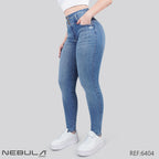 Jeans Skinny 3 botones Tiro Alto 6404