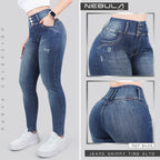 Jeans Skinny 3 botones Tiro Alto 6405