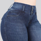 Jeans Skinny 3 botones Tiro Alto 6407