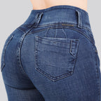 Jeans Skinny 3 botones Tiro Alto 6407