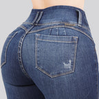 Jeans Skinny 3 botones Tiro Alto 6408