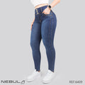 Jeans Skinny 3 botones Tiro Alto 6409