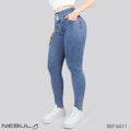 Jeans Skinny 3 botones Tiro Alto 6411