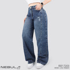 Jeans Wide Leg Rígido 7203