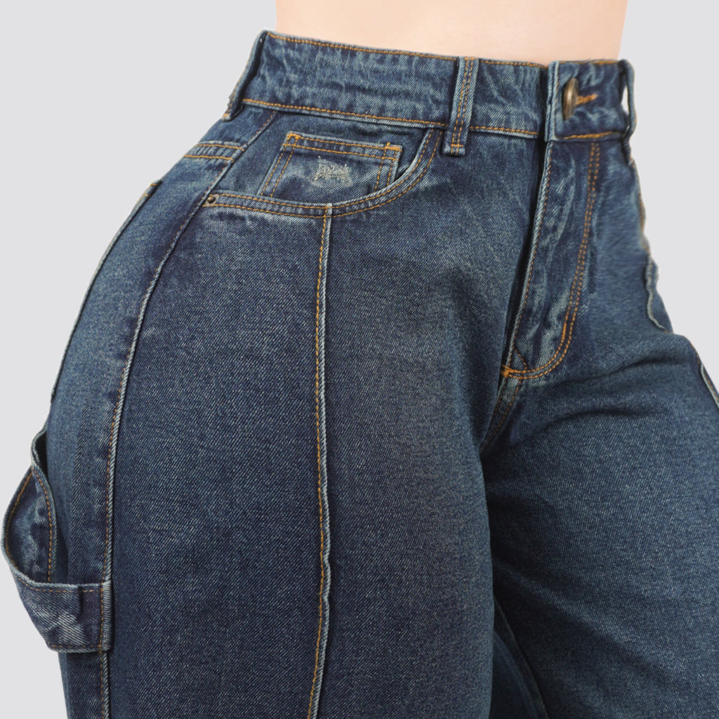 Jeans Wide Leg Rígido 7205