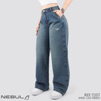 Jeans Wide Leg Rígido 7207