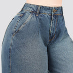 Jeans Wide Leg Rígido 7207